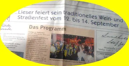 Strassenfest Lieser (D)