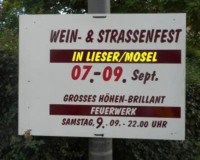 Strassenfest Lieser (D)