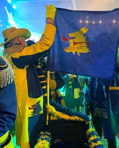 De banier van De Kwelpiepers