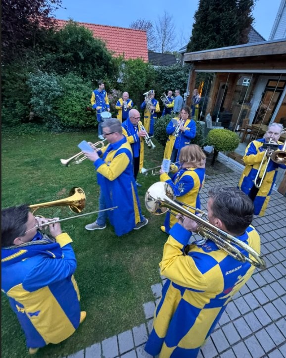 Optreden in de tuin